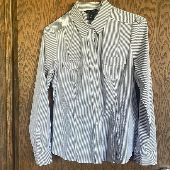 WHBM Stripped Shirt  10‎ - Picture 1 of 6